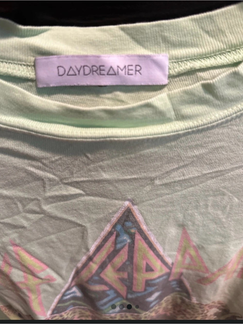 Daydreamer women’sMint Graphic T Top